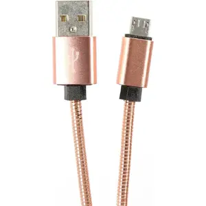 USB-A to microUSB cable OMEGA OUFBB6MBOXRG 1 m gold
