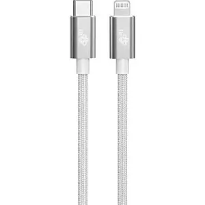 USB-C uz Lightning kabelis TB Energy 1 m sudraba, modelis AKTBXKUAMFICS1V