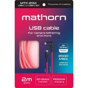 USB-C to USB-C Data Cable C2G MTC-211M, 2 m, Red