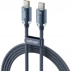 USB-C to USB-C cable voltage VEKC100CC100BE 1 m, blue