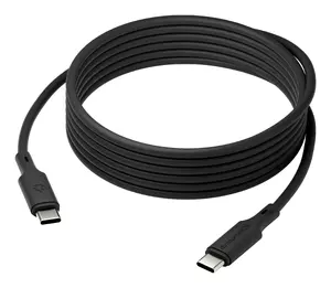 USB-C to USB-C Cable d bramante Bulk 3 m, USB 2.0, 100W, Black