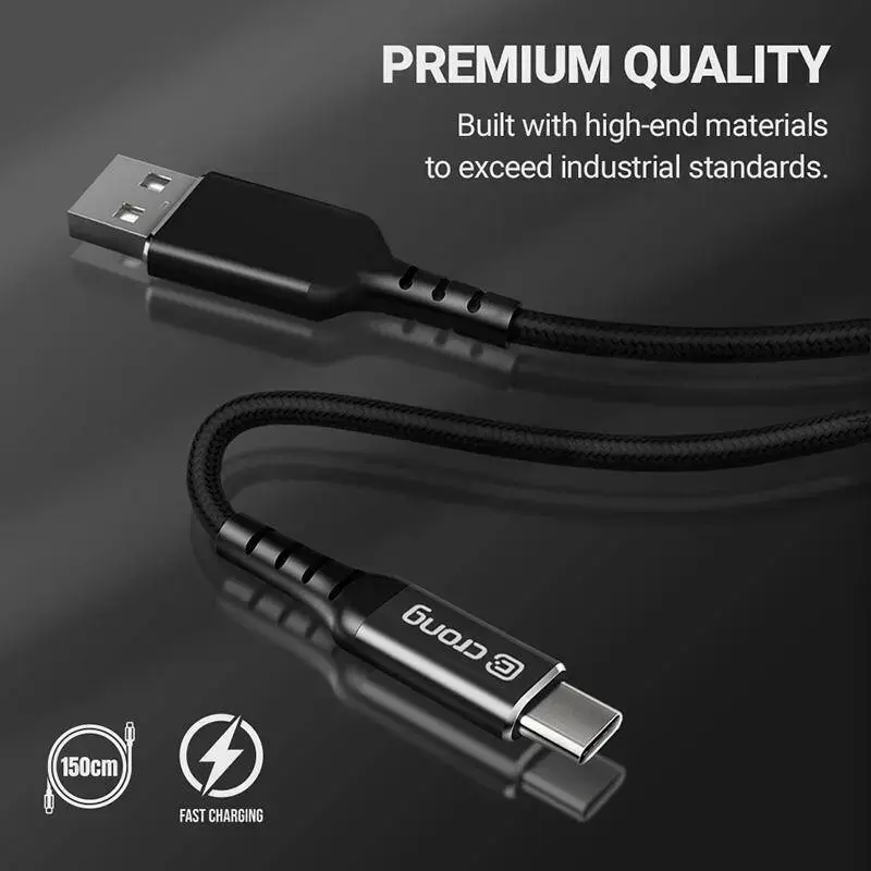Crong Armor Link кабель USB A–USB C 1,5 м Photo 5