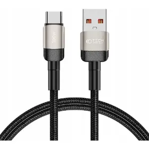 USB-C to USB-C Cable Tech-Protect 1 m — black, reversible connector, data sync and charging
