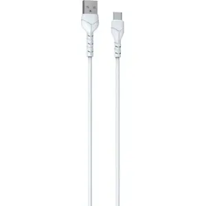 USB cable Techonic Kintone USB to USB-C 1.0 m 2.1A white set of 30