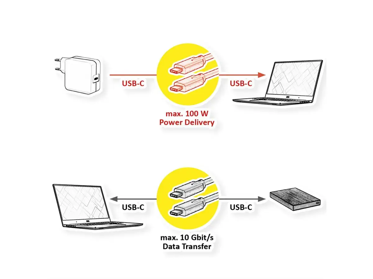 Triton кабель USB C—USB C 1 м USB 3.2 Gen 2 Photo 2