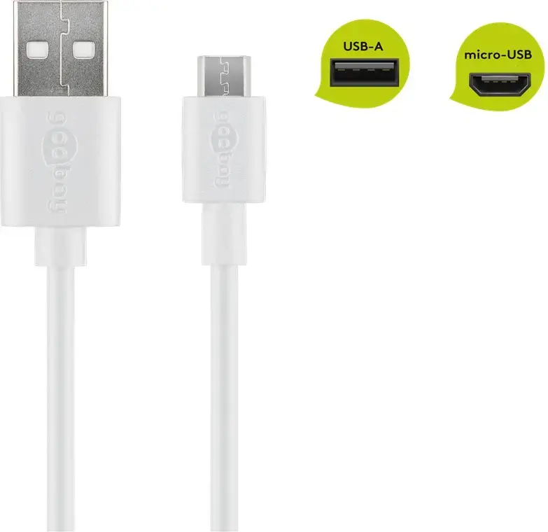USB kabelis Goobay 38665 USB A–Micro‑USB B 0,5 m Photo 5