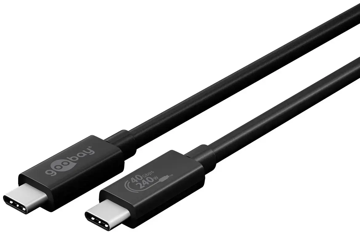 No name USB-C USB4 Gen 3x2 kabelis 0,7 m Photo 2