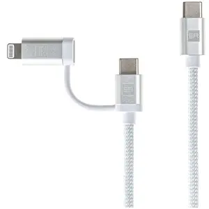 USB to USB-C to Lightning Cable 1 m White No name ERPW2CL100-WH