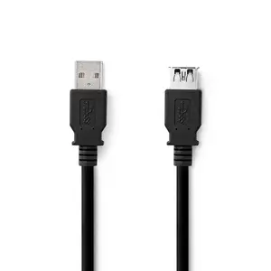 USB A uz USB A kabelis Nedis CCGL61010BK30 — USB 3.2 Gen 1 (3.1 Gen 1), 3 m, melns