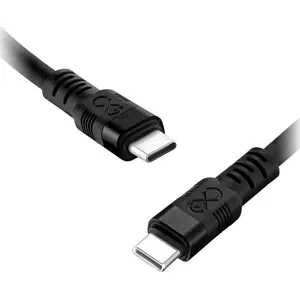 USB-C to USB-C cable ORNO 0.9 m black, model CABEXCWHPUCUC0.9DMIX