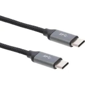 Кабель USB-C — USB-C MONTIS MT004 1 м черно-серебристый, USB-кабель для передачи данных