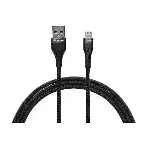 Кабель USB-A — Lightning TRACER TRAKBK47491 1 м, черный, передача данных и зарядка