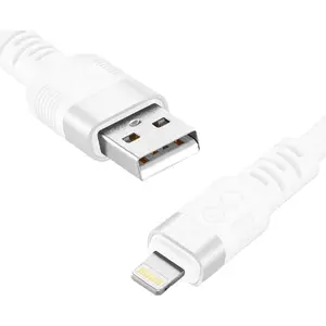 USB-A to Lightning cable ORNO 2 m, white, model CABEXCWHPLIGH2.0DMIX