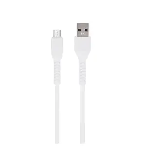 USB A to Micro-USB B cable 1 m Techonic (white)