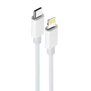 Кабель TelForceOne MaXlife OEM0100927 — USB‑C на Lightning, 1 м, белый