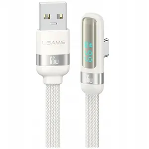 USB-A to USB-C Cable usams US-SJ651 66W 1.2 m — white