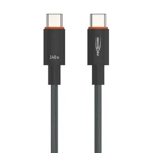 Кабель USB C — USB C GoGen 1700-0177, USB 2.0, 0.6 м, антрацит
