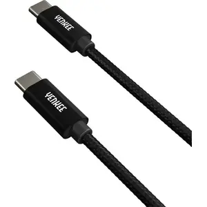 USB-C to USB-C Cable YENKEE 0.2 m Black (model 35055948)