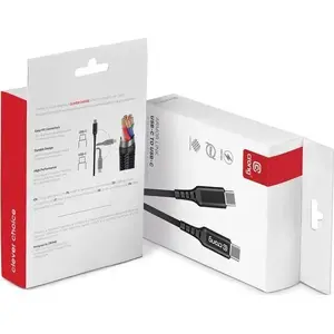 USB-C to USB-C Cable Crong CRG567 — 1.2 m, Black