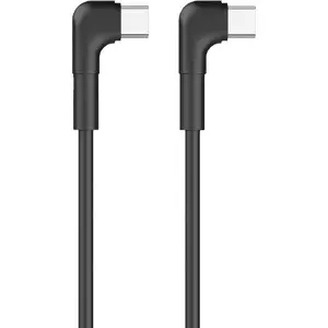 USB-C to USB-C angled cable Techonic Maxlife Mxuc-09 1.0 m 60W black