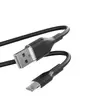 PURO PUCAPLTICONBLK Lightning uz USB-A 1.5 m Photo 2