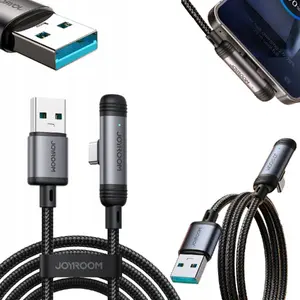 USB kabelis Joyroom USB-A uz USB-C 1,2 m Melns
