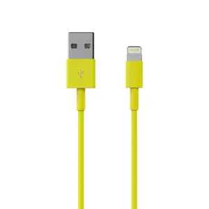 Sinox Lightning to USB-A cable 1 m — yellow, USB 2.0, Lightning connector