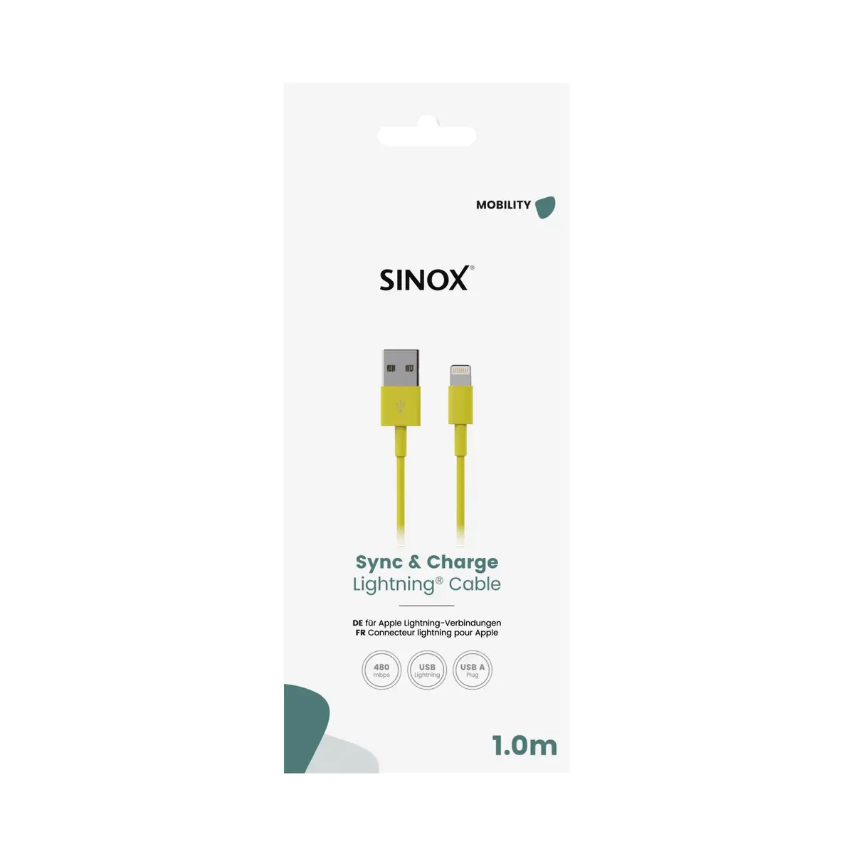 Sinox Lightning to USB-A cable 1 m Photo 2