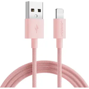 Кабель USB-A — Lightning Joyroom 2 м, розовый