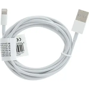Кабель USB-A — Lightning BULK 2 м, белый (модель 28609)