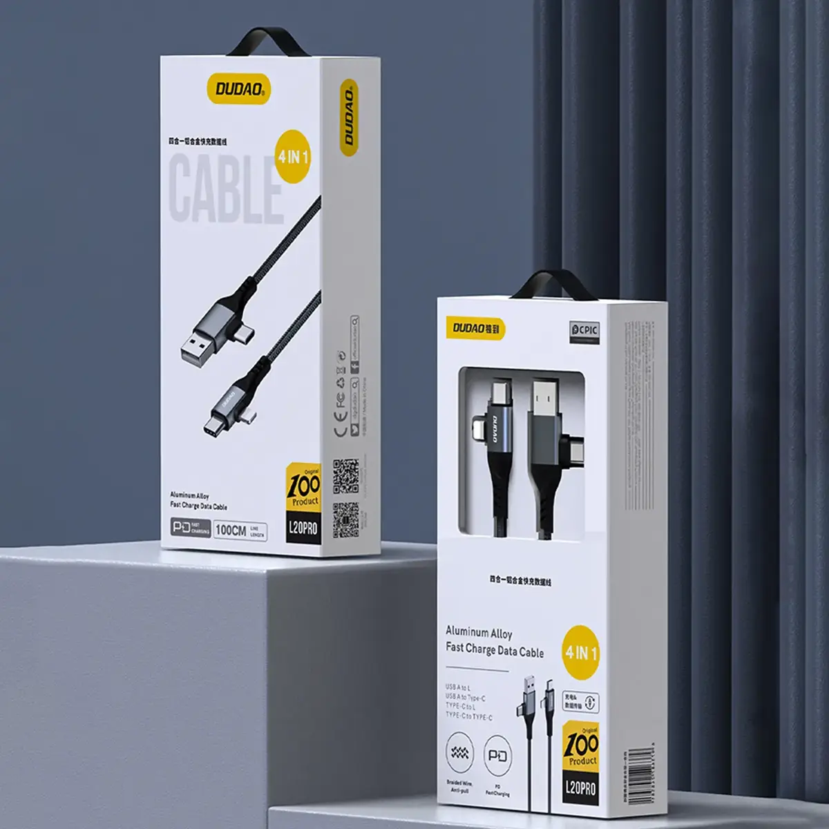 Dudao L20PRO 4-in-1 charging cable 1 m Photo 2