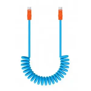 USB-C to USB-C cable vonmählen NL4991 1.5 m Blue, data and charging