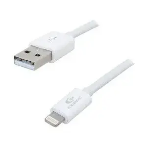 USB-A to Lightning Cable LUXA2 1 m White — USB data cable for Apple devices