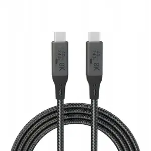 USB-C to USB-C cable Bounn JL-8KC4010, 1 m, gray