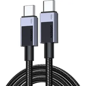 USB-C to USB-C Cable UGREEN UGR5581, 0.5 m, Gray