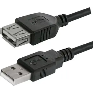 USB-A to USB-A Cable Logo 1.8 m Black (Model 15850)