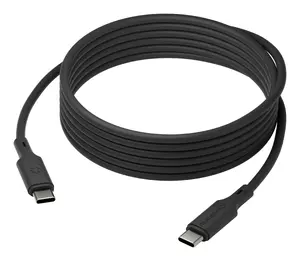 USB-C to USB-C cable d bramante re-charge IT 3 m, 100W, black