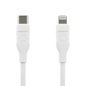 Cable d bramante re-charge 2 m USB-C to Lightning, white, CE/FCC/RoHS