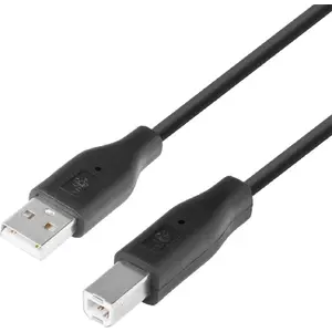 USB-A uz USB-B kabelis TB Print AKTBXKU1PABW18B 1,8 m melns