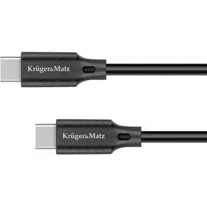 USB-C to USB-C cable Kruger & Matz KM1260 — 1 m, black