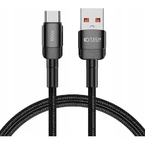 USB-C to USB-C cable Tech-Protect 1 m Black — USB-C charging and data cable