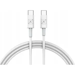 USB-C to USB-C cable Maxximus PRZ000269, 1 m, white