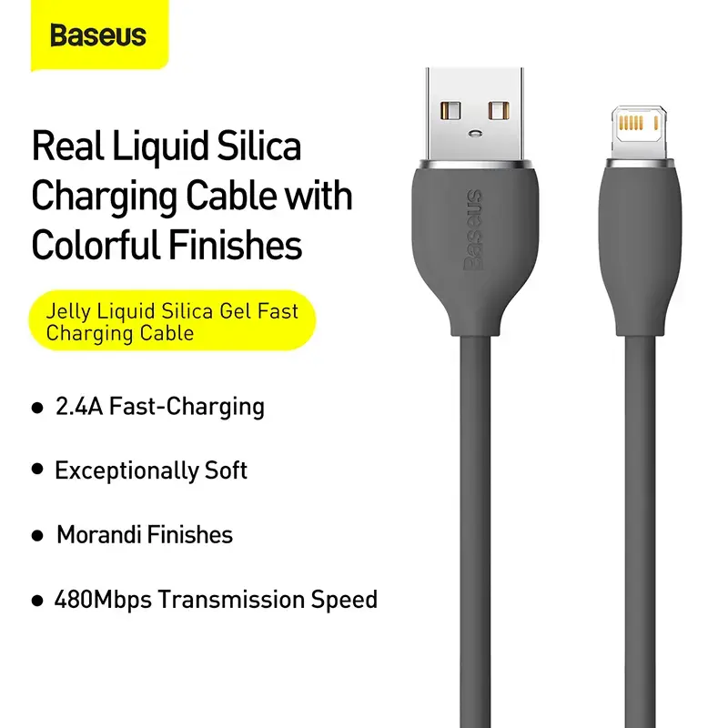 Baseus Jelly Lightning to USB-A cable 1.2 m Photo 13