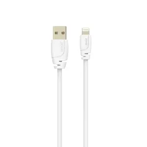 Sinox Lightning cable 2 m, USB A to Lightning, USB 2.0, white, Apple-certified (original Apple chip)