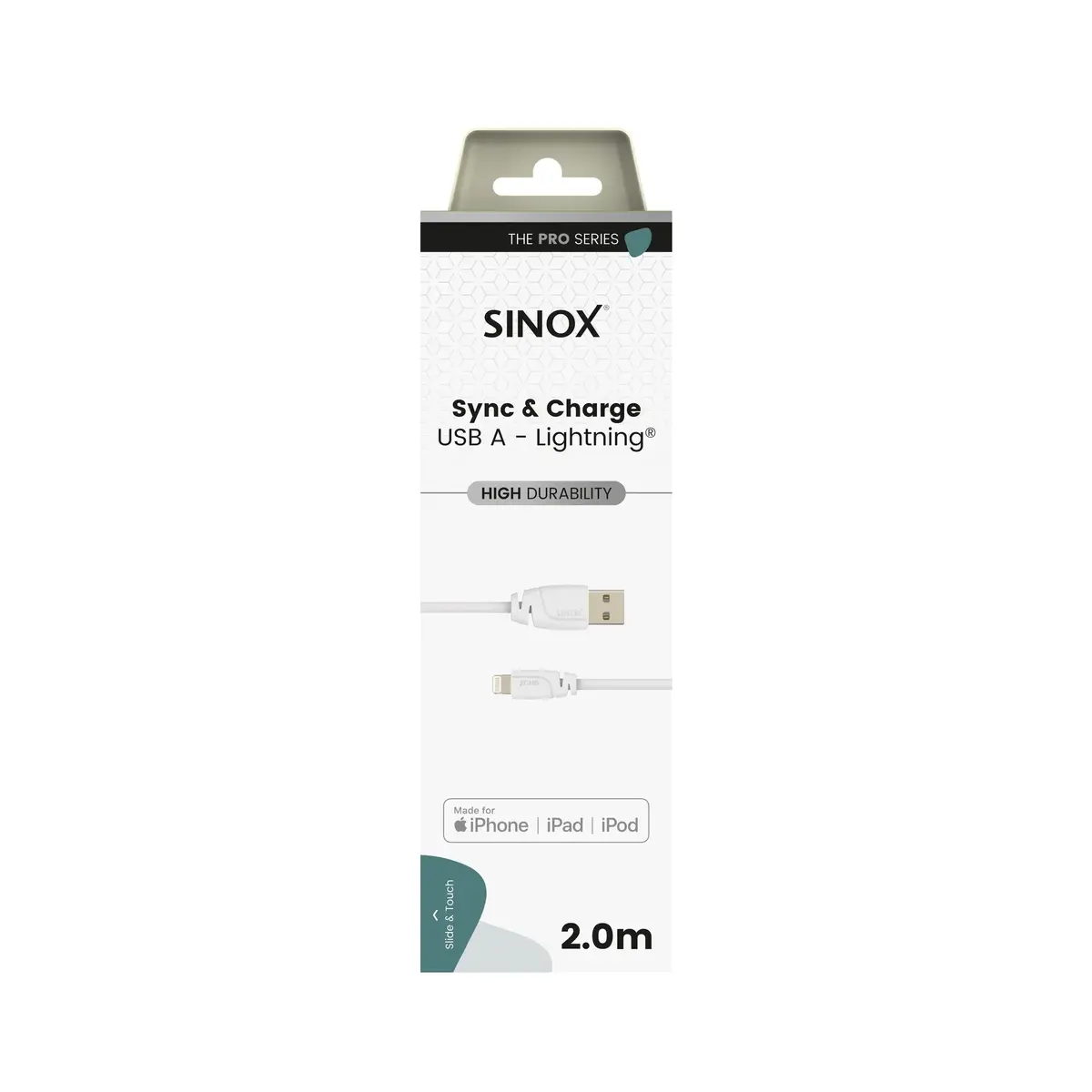 Sinox Lightning cable 2 m USB A–Lightning Photo 2