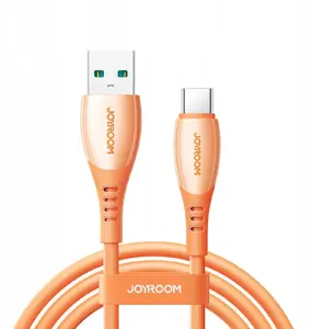 Кабель USB-A — USB-C Joyroom S-A59 Vibrant Series 3A 1,2 м — оранжевый