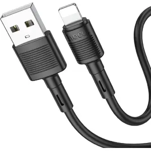 USB-A to Lightning cable HOCO X83, 1 m, black