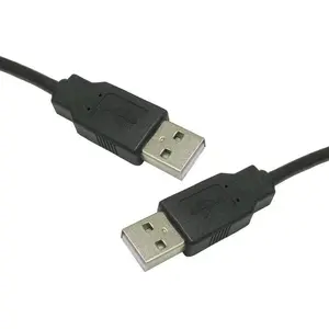 DIGITUS USB-A to USB-A Cable 1 m, black (AK 670-1)