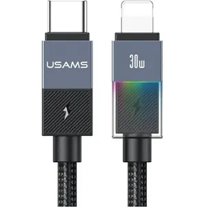 Кабель USB usams SJ776 PD 30W USB-C — Lightning, 1,2 м