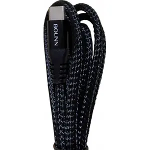 USB-C charging cable Bounn BUCG021 — 1 m, PD 60W, 2x USB-C, braided sheath